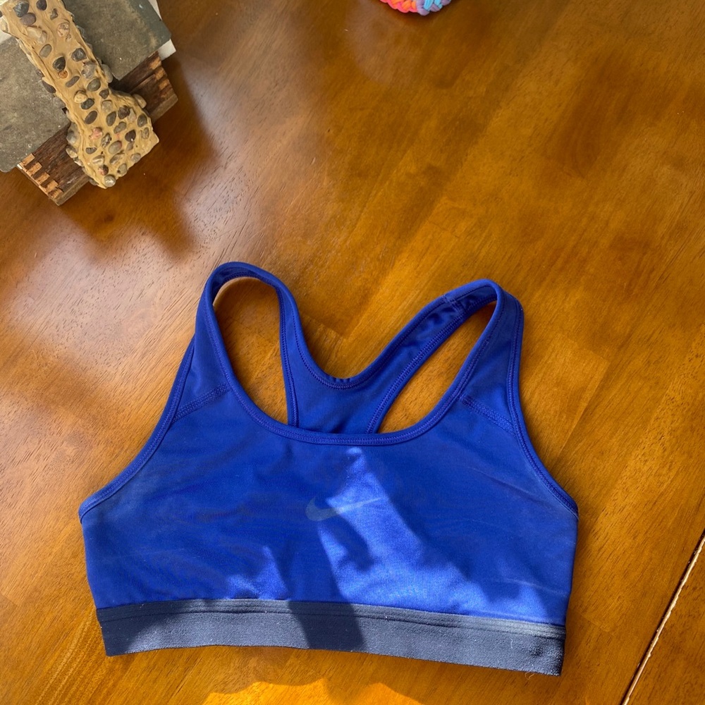Dark Blue Nike sports bra